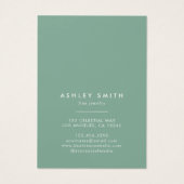 ワイルドフラワー草原キーチェーン表示カード (裏面)