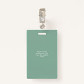 ワイルドフラワー草原IDバッジ バッジ (裏面クリップ)