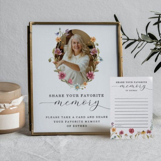 ワイルドフラワー葬儀共有記憶のサイン