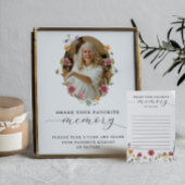 ワイルドフラワー葬儀共有記憶のサイン アドバイスカード