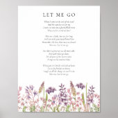 ワイルドフラワー葬儀・ライフセレブレーション詩サイン ポスター (正面)