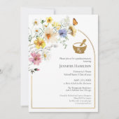 ワイルドフラワー薬学院卒業パーティーの写真 招待状 (正面)