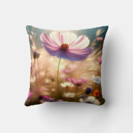 ワイルドフラワー装飾用クッション クッション