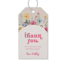 ワイルドフラワー誕生日メッセージカード