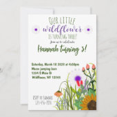 ワイルドフラワー誕生日 シーズンカード (正面)