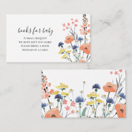 ワイルドフラワー赤ちゃんシャワーベビー エンクロージャーカード