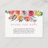 ワイルドフラワー赤ちゃんシャワーベビー エンクロージャーカード (正面)