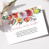 ワイルドフラワー赤ちゃんシャワーベビー エンクロージャーカード