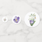 ワイルドフラワー赤ちゃんシャワー コンフェッティ (正面)