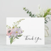 ワイルドフラワー赤ちゃんシャワー サンキューカード (スタンド正面)