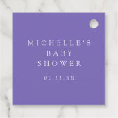 ワイルドフラワー赤ちゃんシャワー フェイバータグ (裏面)