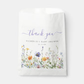 ワイルドフラワー赤ちゃんシャワー フェイバーバッグ (正面)