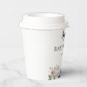 ワイルドフラワー赤ちゃんシャワー 紙コップ (右)