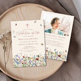 ワイルドフラワー追悼式 ライフセレブレーション 招待状