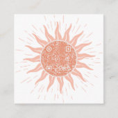 ワイルドフラワー錬金術ビズカード スクエア名刺 (正面)