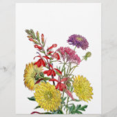 ワイルドフラワー開花お洒落フローラ赤ちゃんシャワーゲーム チラシ (裏面)