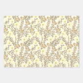 ワイルドフラワー開花シンプルカラフルバラエティーパック ラッピングペーパーシート (正面2)