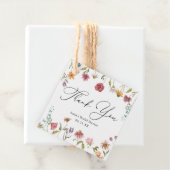 ワイルドフラワー開花ブライダルシャワー フェイバータグ (インサイチュ)