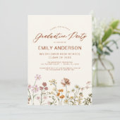 ワイルドフラワー開花卒業パーティーボホ 招待状 (スタンド正面)