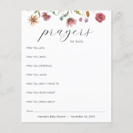 ワイルドフラワー開花祈りの言葉ベビー