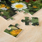 ワイルドフラワー開花 – ポピー、デイジー、コーンフラワー ジグソーパズル (側面)