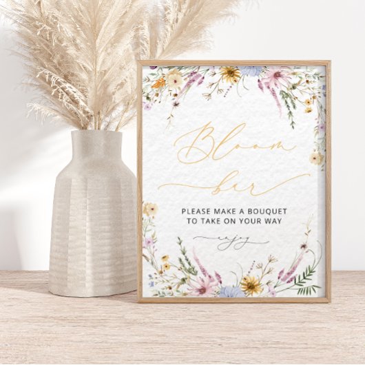 ワイルドフラワー開花 |花のバーポスター ポスター