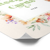 ワイルドフラワー離れのレシピカード ポスター (角)