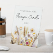 ワイルドフラワー離れのレシピカード 台座サイン (インサイチュ)