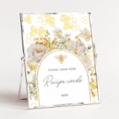 ワイルドフラワー離れは、あなたのレシピカードここにポスター ポスター