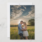 ワイルドフラワー鮮やかの写真 セーブザデート (裏面)