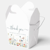 ワイルドフラワー鮮やかの赤ちゃんシャワー フェイバーボックス (オープン)