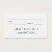 ワイルドフラワー鮮やかギフトカード (裏面)