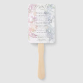 ワイルドフラワー鮮やかズピンクバイオレットイエロープログラム ハンドファン (裏面)