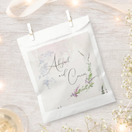 ワイルドフラワー鮮やかズピンクバイオレットクラシックラウンドスティック フェイバーバッグ