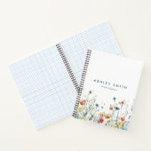 ワイルドフラワー鮮やかノート ノートブック (内部)