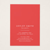 ワイルドフラワー鮮やかフィールドネックレス表示カード (裏面)