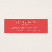 ワイルドフラワー鮮やかマルチイヤリングディスプレイカード (裏面)