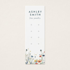 ワイルドフラワー鮮やかマルチイヤリングディスプレイカード