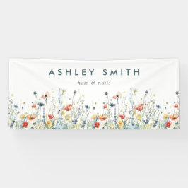 ワイルドフラワー鮮やか事業 横断幕