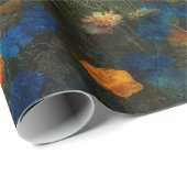 ワイルドフラワー鮮やか印象派のデコパージュ ラッピングペーパー (ロールコーナー)