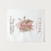 ワイルドフラワー1stバースデーバナータペストリー タペストリー (正面(横))