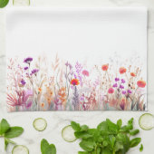 ワイルドフラワー2キッチンタオル キッチンタオル (折り畳み)