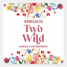 ワイルドフラワー2回目の誕生日パーティー