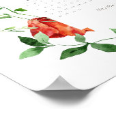 ワイルドフラワー2024年通年カレンやる気を起こさせるダー ポスター (角)