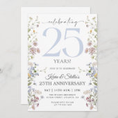 ワイルドフラワー25周年 招待状 (正面/裏面)