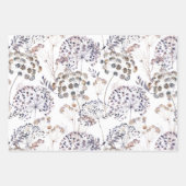 ワイルドフラワー3ラッピング紙シート ラッピングペーパーシート (正面3)