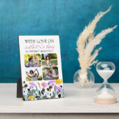 ワイルドフラワー4写真母の日 フォトプラーク (側面)