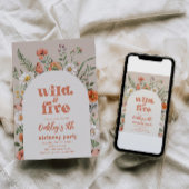 ワイルドフラワー5回目の誕生日パーティーへの招待 招待状