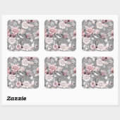 ワイルドフラワー7誕生日 スクエアシール (シート)