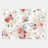 ワイルドフラワー7誕生日 ラッピングペーパーシート (正面2)